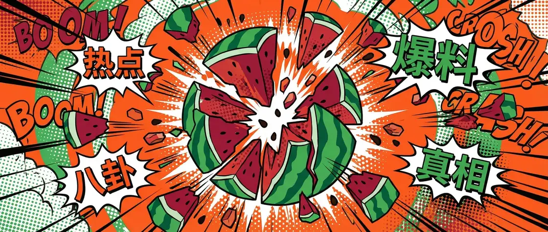 抖音月月大小姐 今日头瓜爆炸漫画横幅